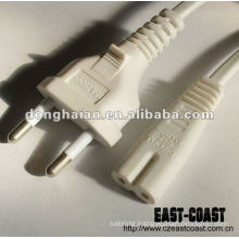 White 2Pins Power Cable